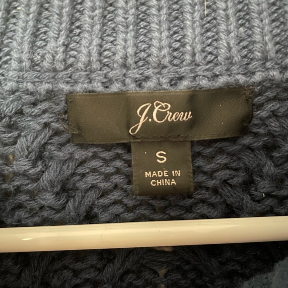 JCrew Cable Knit Mock Neck Sweater - Picture 2 of 2